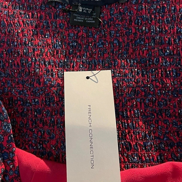 French CONNECTION Crop Tank Top in Raspberry Sorbet, Size 12, NWT - Picture 9 of 11